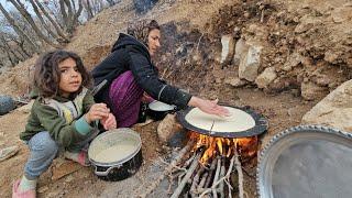 Local Bread, Fire, and the Struggle to Survive in a Remote Cave