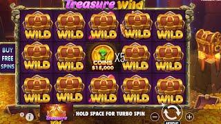 Opening 5 $15,000 Bonuses On Treasure Wild