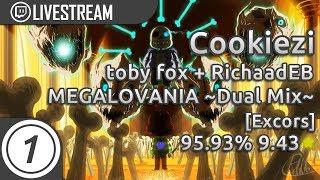 Cookiezi going GOD MODE on MEGALOVANIA ~Dual Mix~ | 9.43* 1235/1381x | Livestream w/ chat reactions!