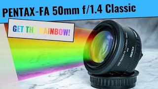 PENTAX-FA 50mm f/1.4 Classic - The crazy cool rainbow lens!