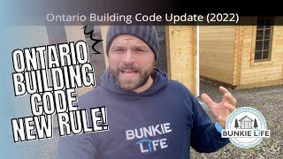 Ontario Building Code Change: 15m² (161 sq. ft.) Rule for Sheds / Bunkies