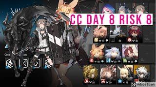 #Arknights CC beta【Day 8】 Abandoned Tower Daily Risk 8 ft. Vulcan