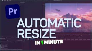 Resize Images in Premiere Pro (The Fast Way) 1 Minute Tutorial