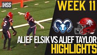 Alief Elsik vs Alief Taylor - 2023 Week 11 Football Highlights