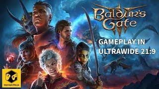 Baldur's Gate 3 gameplay in ultrawide 21:9 and benchmark RTX 4080 with different DLSS options