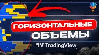 Горизонтальные объемы в TradingView | Профиль объема | Индикатор VRVP | Стратегия трейдинг