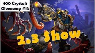 Paladins 2.3 Show - Atlas New Champion, Battlepass 5, Future End Skins (400 Crystals Giveaway #13)