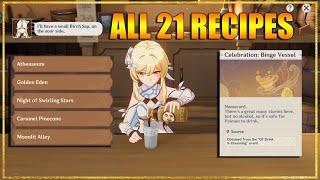 ALL 21 Recipes in Bartender Event | Of Drink A Dreaming