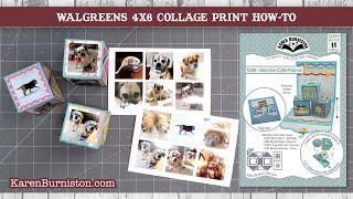 How to create a 4x6 Collage Print at Walgreens with 6 square photos