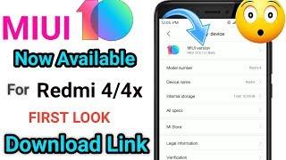 How to install MIUI 10 in Redmi 4/4x | First Look | Review