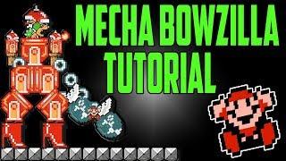 Super Mario Maker - Mecha Bowzilla Tutorial - Tips and Tricks