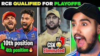 OMG! RCB QUALIFIED for Playoffs  - KOHLI reaction | CSK Eliminated  | RCB vs CSK