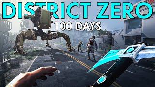 WE Played 100 Days of Modded 7 Days to Die [DISTRICT ZERO]