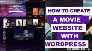 How to create A Movie and Live TV Website Using WordPress (Intro)