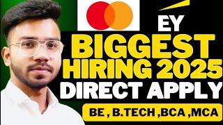 Goldman Sachs, Mastercard , EY Hiring Announced | Direct Apply For 2025 , 2024 Batch