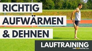 Dehnübungen Laufen und Joggen – Aufwärmübungen Lauf ABC