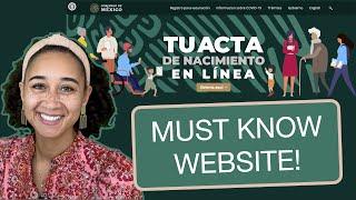 How to Get Mexican Birth Certificate | Download, Copy, Print