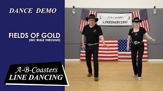 FIELDS OF GOLD - Line Dance Demo & Walk Through