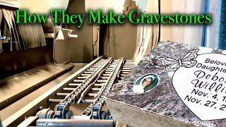 HOW GRAVESTONES ARE MADE - A Peek Behind the Curtain at Troost's Monuments Shop in Hillside, IL.