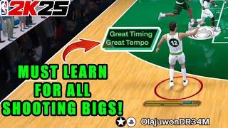 RHYTHM SHOOTING IS A MUST LEARN FOR ALL SHOOTING BIGS & CENTERS ON NBA 2K25!