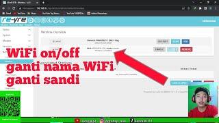 Tutorial Pemula Cara Aktifkan,Matikan,Ganti Nama dan sandi WiFi internal STB Openwrt