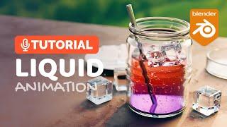 Blender Glass and Liquid Animation Tutorial | Polygon Runway