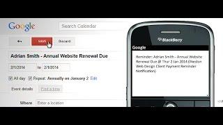 How To Set Up Free Google Calendar Text Message Notifications (No longer works)