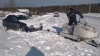 Как дёргали бураном машину.