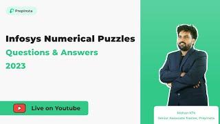 Infosys Numerical Puzzles Questions & Answers 2023