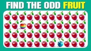 Find the ODD One Out - Fruit Edition | Easy, Medium, Hard - 30 Ultimate Levels| Quizzer Odin