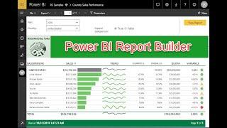 Paginated Reports / Power BI Report Builder / Report Builder