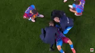 Kun Aguero collapsed during the match