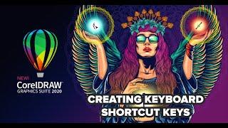 Creating Keyboard Shortcut Keys | Coreldraw Basic Tutorials | x7,  x8,  x9,  x10
