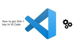 How to get SHA-1 Key in Visual Studio Code