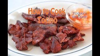 How to Cook Tocino (Cured Pork) video  - Today's Delight