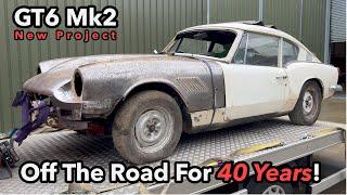 Abandoned Restoration - 40 Years In Storage - New Project! | 1969 Triumph GT6 Mk2 Restoration | Pt 1