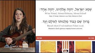 "Shema/V'ahavta" Sung by Happie Hoffman, 1/28/22