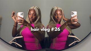 bussdown blonde frontal wig install  | Atl hairstylist  ft.ASHiMARY