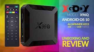 Xgody X96Q Android 10 Under $40 -  Unboxing and Review
