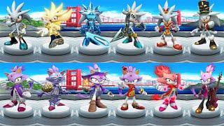 Sonic Forces Speed battle - All Silver vs All Blaze Runners: Bassist Blaze New Character Coming Soon