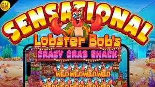 EPIC Big WIN New Online Slot  Lobster Bob’s Crazy Crab Shack  Pragmatic Play and Reel Kingdom