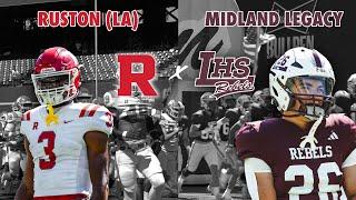 TOP TEAM IN LOUISIANA PLAYS 6A TEXAS Ruston (LA) vs Midland Legacy 2024 Texas High School Football