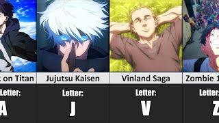 Best Animes From EVERY Letter A-Z