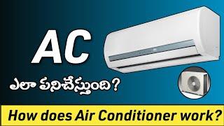 How Air Conditioner works in Telugu| AC working explained in Telugu| by Explanation on working