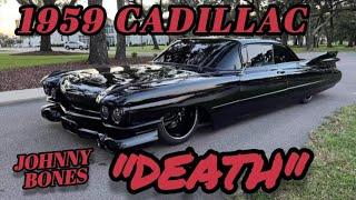 1959 Cadillac Coupe Deville Johnny Bones LS Swapped Slammed Air Ride Ruined Caddy Cruisin the Coast