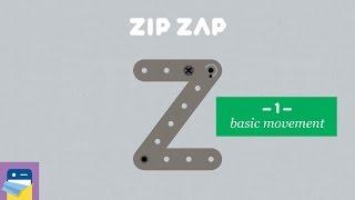 Zip—Zap: Chapter 1 Basic Movement Walkthrough & iOS Gameplay (by Philipp Stollenmayer / Kamibox)
