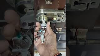 godrej double door lock fitting#pj interior