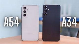 Galaxy A54 vs Galaxy A34: Τι αλλάζει με 100 ευρώ