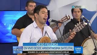 DIEGO FIGUEROA 3 en el escenario de Argentinisima Satelital