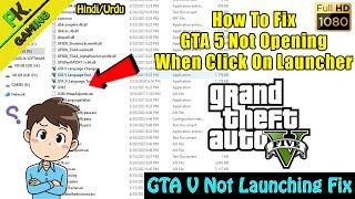 How To Fix GTA 5 Not Opening || GTA V Not Launching Fix || GTA V Not Open Fix When Click On Launcher